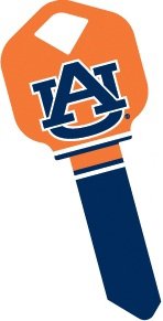 Key Blank. NCAA Key blank - ALABAMA AUBURN TIGERS image on house Key.