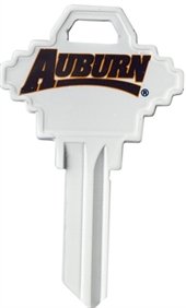 Key Blank. NCAA Key blank - ALABAMA AUBURN TIGERS image on house Key.