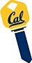 Key Blank. NCAA Key blank - CALIFORNIA GOLDEN BEARS image on house Key.