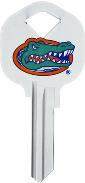 Key Blanks. NCAA Key blank - FLORIDA GATORS image on house Key.