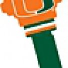 Key Blank. NCAA Key blank - FLORIDA MIAMI HURRICANES image on house Key.