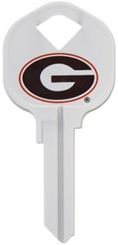 Key Blank. NCAA Key blank - GEORGIA BULLDOGS image on house Key.