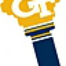 Key Blank. NCAA Key blank - GEORGIA TECH YELLOW JACKETS image on house Key.