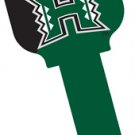 Key Blank. NCAA Key blank - UNIVERSITY OF HAWAII image on house Key.