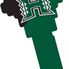 Key Blank. NCAA Key blank - UNIVERSITY OF HAWAII image on house Key.
