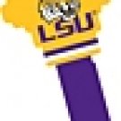 Key Blank. NCAA Key blank - LOUISIANA TIGERS image on house Key.