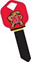 Key Blanks. NCAA Key blank  MARYLAND TERRAPINS image on house Key.