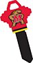 Key Blanks. NCAA Key blank MARYLAND TERRAPINS image on house Key.