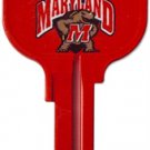 Key Blanks. NCAA Key blank MARYLAND TERRAPINS image on house Key.
