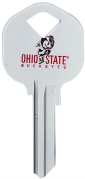 Key Blanks. NCAA Key blank OHIO STATE BUCKEYES image on house Key.