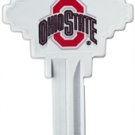 Key Blanks. NCAA Key blank OHIO STATE BUCKEYES image on house Key.