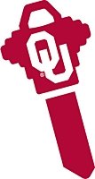 Key Blanks. NCAA Key blank OKLAHOMA SOONERS image on house Key.