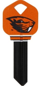 Key Blanks. NCAA Key blank OREGON BEAVERS image on house Key.
