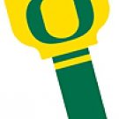 Key Blanks. NCAA Key blank OREGON DUCKS image on house Key.