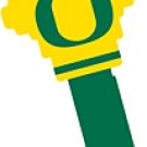 Key Blanks. NCAA Key blank OREGON DUCKS image on house Key.