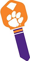 Key Blanks. NCAA Key blank SOUTH CAROLINA CLEMSON TIGER image on house Key.