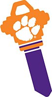 Key Blanks. NCAA Key blank SOUTH CAROLINA CLEMSON TIGER image on house Key.