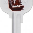 Key Blanks. NCAA Key blank SOUTH CAROLINA GAMECOCKS image on house Key.