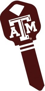Key Blanks. NCAA Key blank TEXAS A&M AGGIES image on house Key.