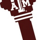Key Blanks. NCAA Key blank TEXAS A&M AGGIES image on house Key.