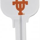 Key Blanks. NCAA Key blank TEXAS LONGHORNS image on house Key.