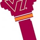 Key Blanks. NCAA Key blank VIRGINIA TECH HOKIES image on house Key.