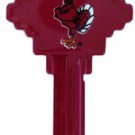 Key Blanks. NCAA Key blank VIRGINIA TECH HOKIES image on house Key.