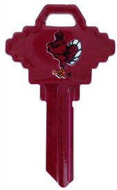 Key Blanks. NCAA Key blank VIRGINIA TECH HOKIES image on house Key.