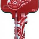 Key Blanks. NHL- DETROIT RED WINGS image on house Key.
