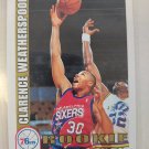 Clarence Weatherspoon 1992 basketball card Clarence Weatherspoon 1992 basketball card