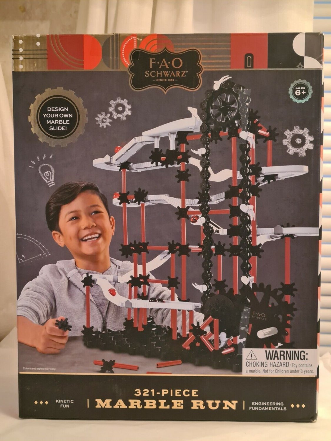 FAO Schwarz Marble Run Building Set 321 Pieces ALL PIECES COUNTED BC