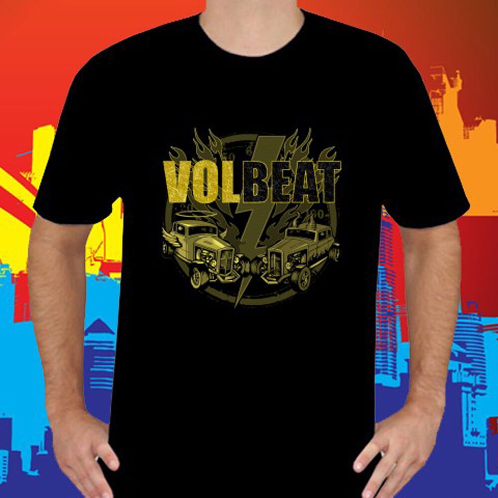 New VOLBEAT Metal Rock Band Logo Men's Black T-Shirt Size S to 3XL