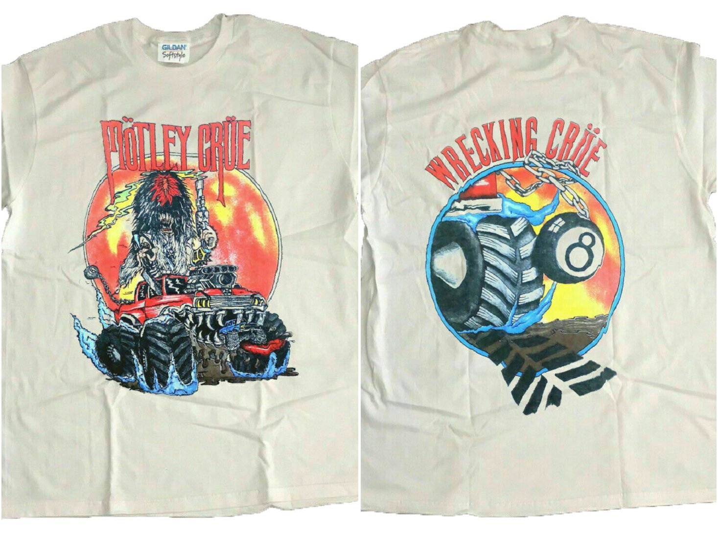 VTG MOTLEY CRUE ALLISTER FIEND WRECKING CRUE 1986T-SHIRT