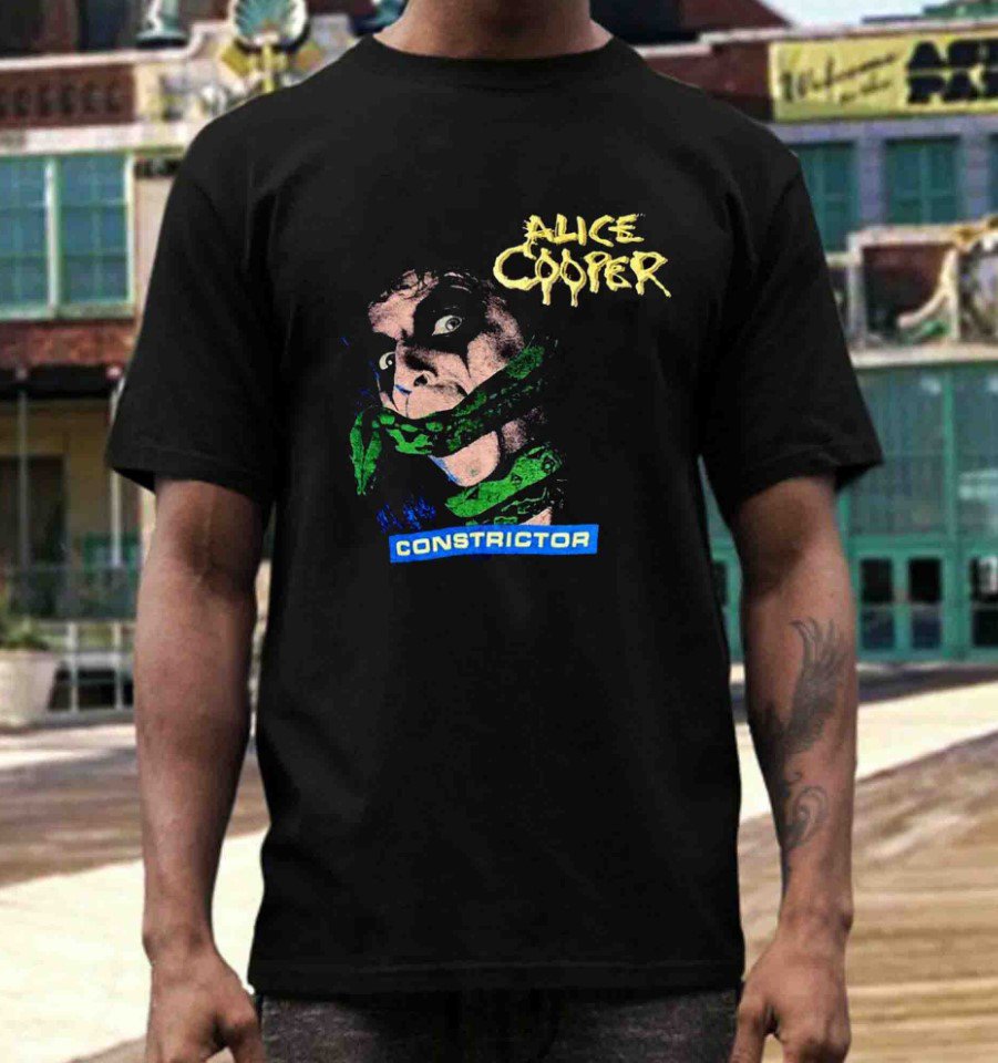 Alice Cooper Constrictor The Night Returns Tour Rock T-shirt All Size