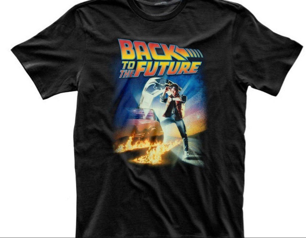 Back To The Future Original Design Movie T Shirt Back To The Future T Shirt