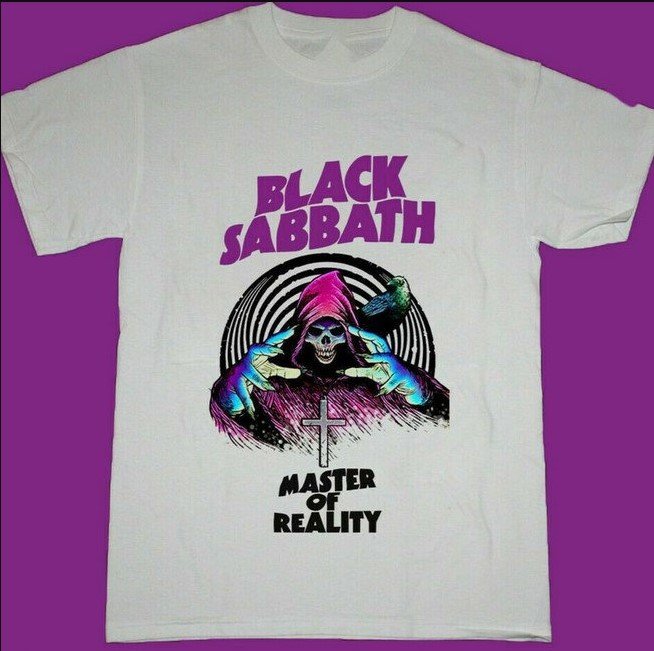 70's Black Sabbath Master Of Reality Cotton T-shirt