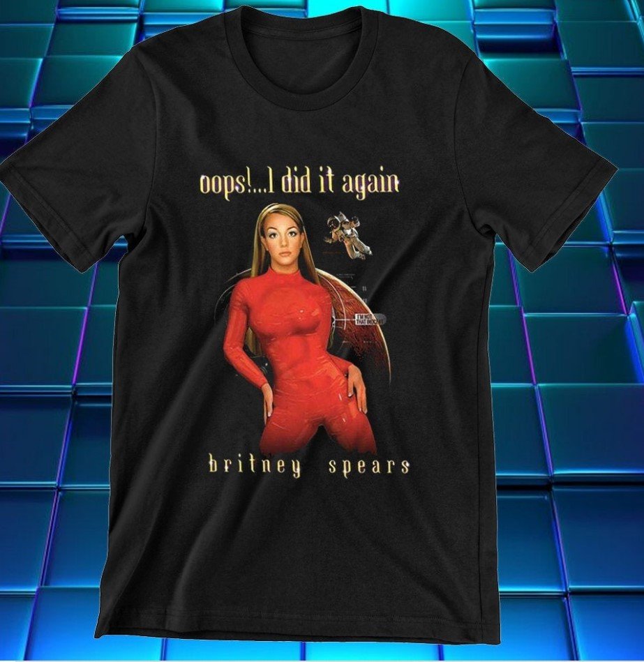 Britney Spears Oops I Did It Again Unisex T-Shirt Vintage
