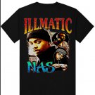 Vintage NAS ILLMATIC Black T-shirt Unisex