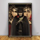 V for Vendetta Poster, Retro Print, Wall Decor, Tv Series Gift, Kraft Paper Print