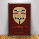 V for Vendetta Poster, Retro Print, Wall Decor, Tv Series Gift, Kraft Paper Print