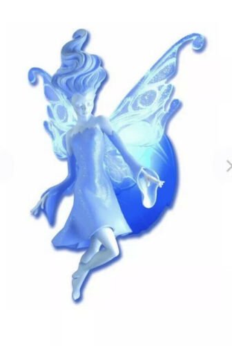 Blue Fairy Pixy Pixie Wisp Figure Figurine Tinkerbell Clear 9