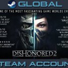 Dishonored 2 [Steam Account] Region Free PC