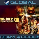 ROMANCE OF THE THREE KINGDOMS XIII 13 [Steam Account] Region Free PC