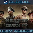 Hearts of Iron IV [Steam Account] Region Free PC