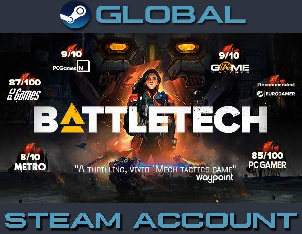 BATTLETECH [Steam Account] Region Free PC