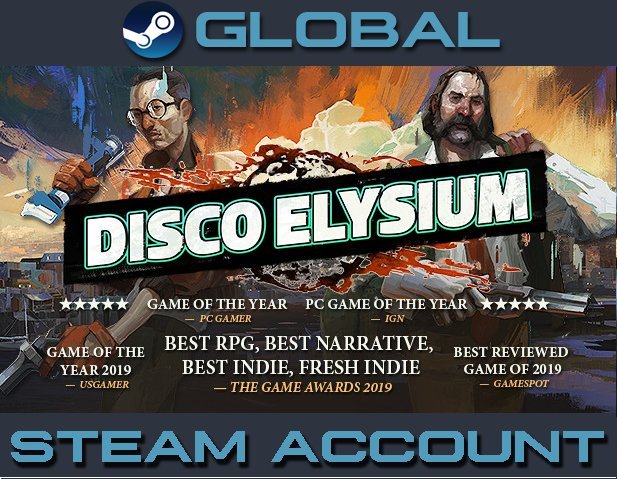 Disco Elysium [Steam Account] Region Free PC