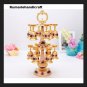 Luxury Wine Set 2 Layer Display Shots Accessories Handicraft Souvenir Arts Home Decor