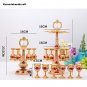 Luxury Wine Set 2 Layer Display Shots Accessories Handicraft Souvenir Arts Home Decor