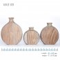 TEAK WOOD FLOWER Vase 100% SOLID ANTIQUE UNIQUE ORIGINAL JEPARA iNDONESIA Home Decor