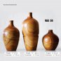 TEAK WOOD FLOWER Vase 100% SOLID ANTIQUE UNIQUE ORIGINAL JEPARA iNDONESIA Home Decor